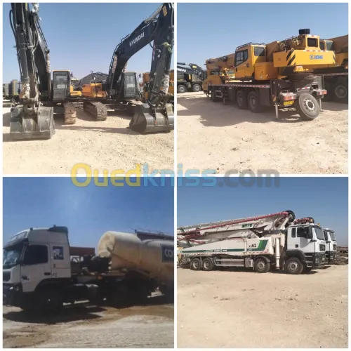Ets bouchenak ali location d'engins est transport logistique démolition est terrassement h24