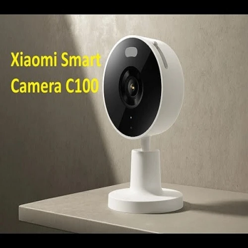 Caméra Xiaomi C100 vision nocturne 2K audio bidirectionnel, détection de mouvement, compatible Alexa