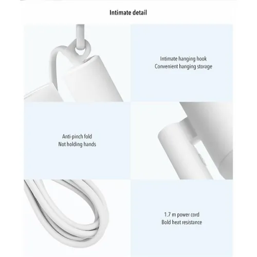 Xiaomi Sèche-cheveux portable H101 soins capillaires professionnels séchage rapide 1600W pliable