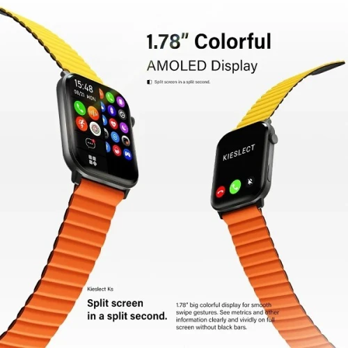 KIESLECT KS SMART CALLING WATCH AVEC DEUXIÈME BRACELET SMART WATCH