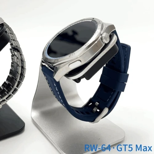 Haino Teko GT5 MAX ( RW-64 ) Smart Watch Amoled avec 3 Paires de Bracelets