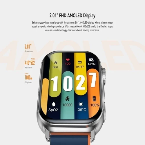 KIESLECT KS SMART CALLING WATCH AVEC DEUXIÈME BRACELET SMART WATCH