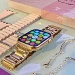 Haino Teko G9 Mini Rose Gold Edition - Smart Watch Bluetooth 5.1 pour Femmes