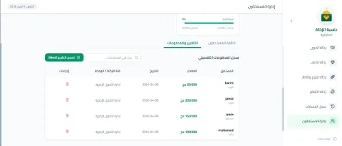 برنامج حاسبة الزكاة الاحترافية - النسخة الكاملة والمحمية (للكمبيوتر Windows)