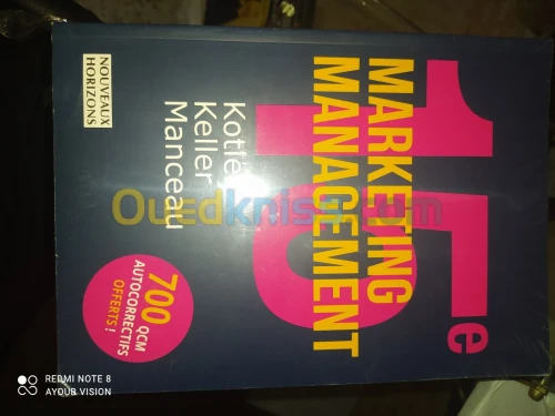 Management Marketing 15eme édition + 700 QCM (Philip Kotler)