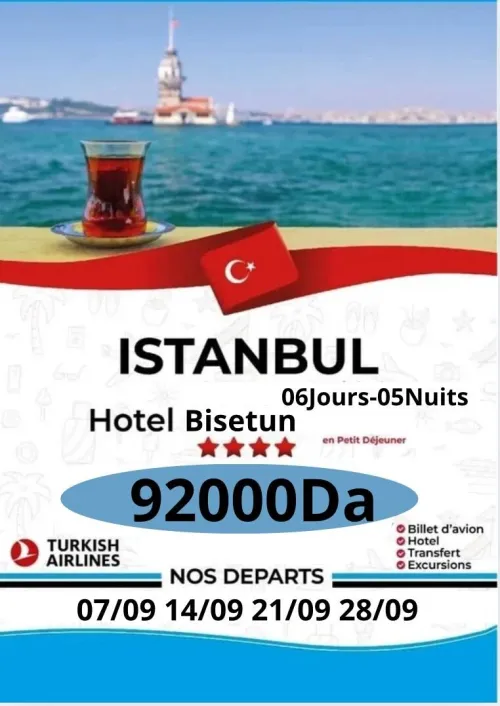 OFFRE SPÉCIALE Istanbul 6 JOURS 5 NUITS