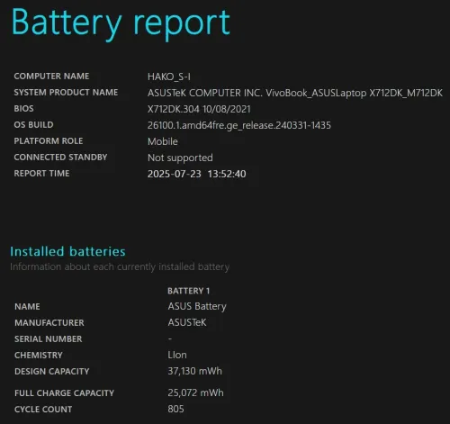 PC portable Asus Vivobook