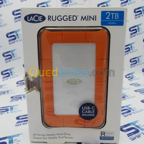 Disque Dur Extern LaCie RUGGED 2TB 