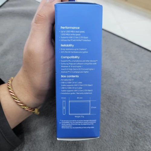 Disk Dur Extren Samsung T7 2T New