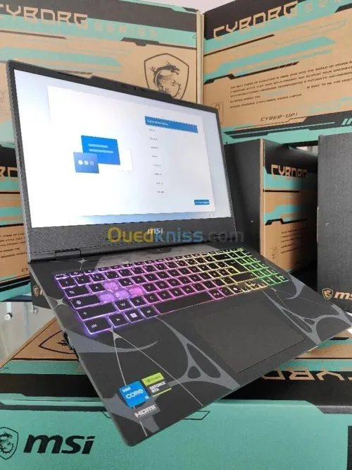 MSI CYBORG 15 i5 1342H 16G 512 SSD NVIDIA RTX 5050 8GB 15.6" FHD 144Hz Neuf