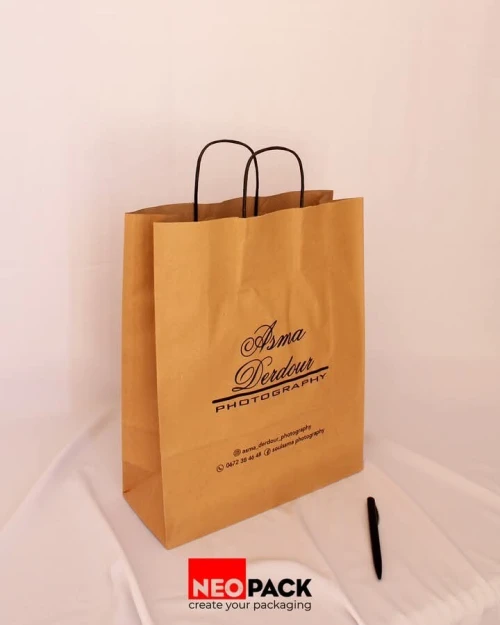 Sac shopping kraft (emballage)