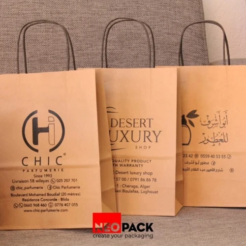 Sac shopping kraft (emballage)