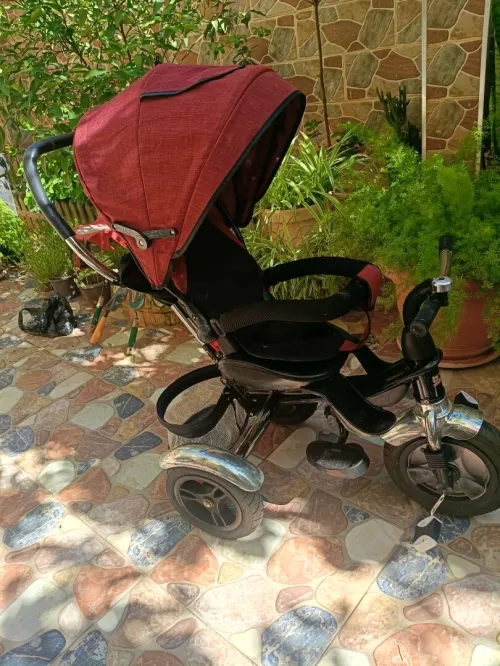 Vélo poussette