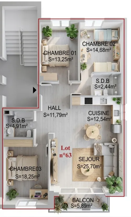 Vente Appartement Studio F2 F3 Alger Draria