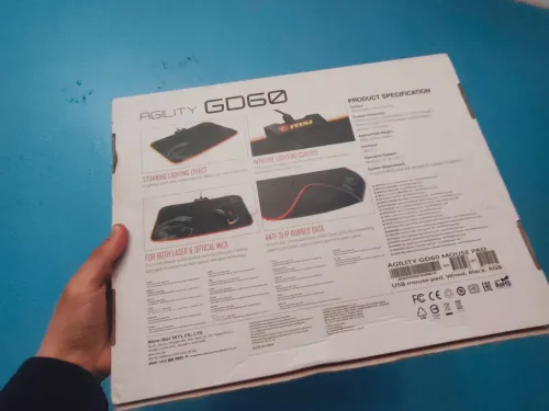 Mousepad Msi GD60 RGB Tapis de souris