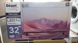 Télévision Marque Géant 32P Simple Avec Démo Intégré Qled Tv