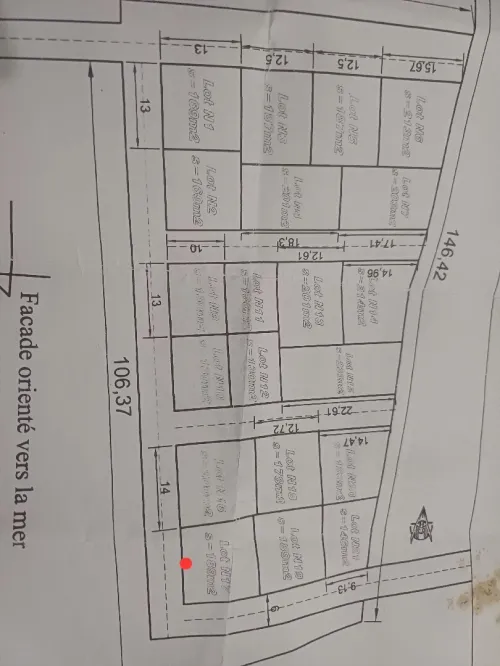 Vente Terrain Mostaganem Abdelmalek ramdane