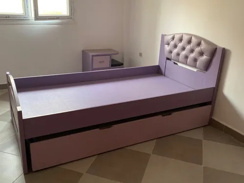 Chambre complète fille bois MDF . 