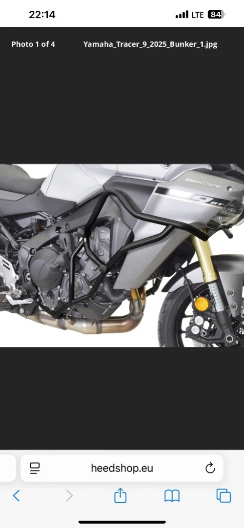 Crash bar mt 09 tracer gt gt+