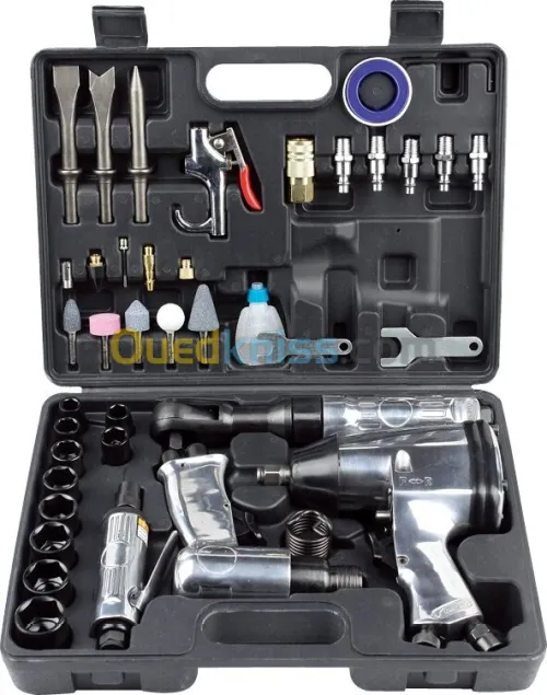 Kit d'outils clé à choc pneumatiques 41 pièces