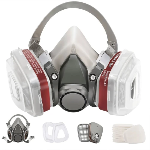 Masque respiratoire pour enlever la peinture au plomb  قناع تنفس للحرفيين