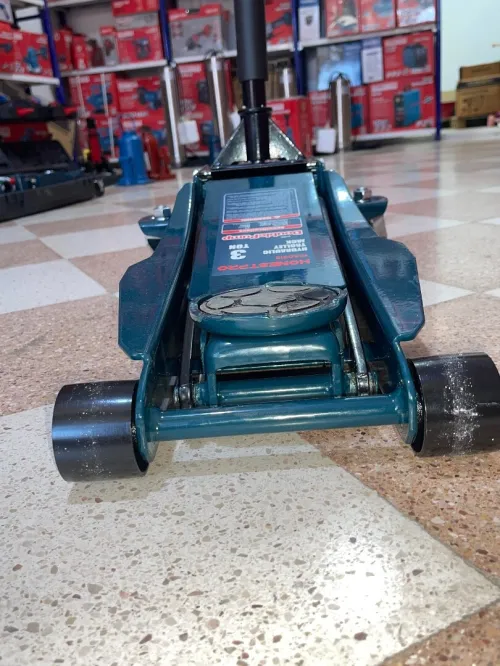 Cric chariot 3ton extra plat double piston honestpro yas0818