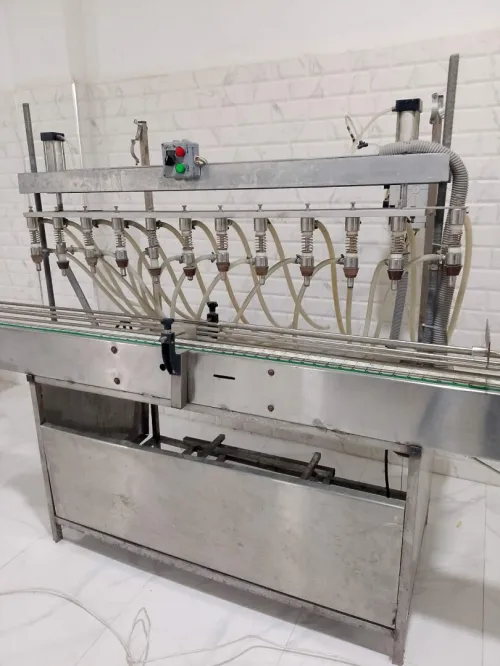 remplisseuse 12 bec en inox produits liquide