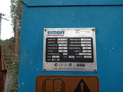 Emsa Groupe électrogène 2016