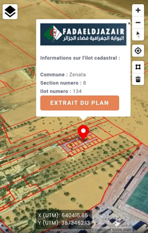 Vente Terrain Tlemcen Zenata