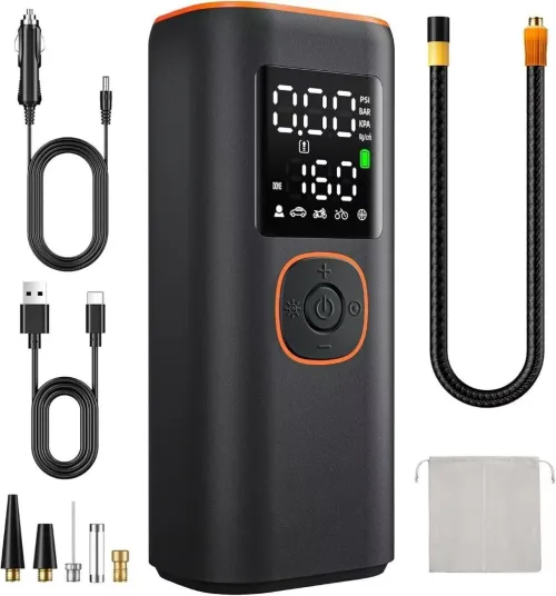 جهاز Smart Inflator منفاخ إطارات محمول قابل للشحن