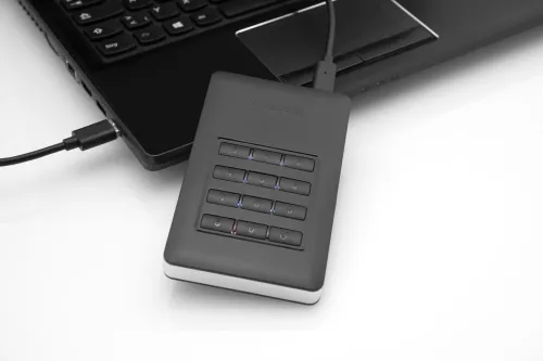 Verbatim Disque dur portable sécurisé Store n Go avec accès par clavier, USB 3.1, 1TB