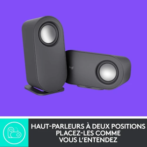 Logitech Z407 Haut-parleurs Bluetooth pour Ordinateur avec Caisson de Basses et contrôle sans Fil