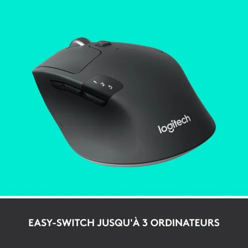 Logitech M720 Triathlon Souris Sans Fil Multidispositif, Bluetooth Récepteur USB, 1000 PPP, 6 B