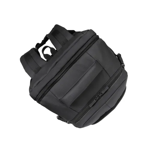 RIVACASE 8465 black Coated ECO Travel Laptop Backpack 17.3