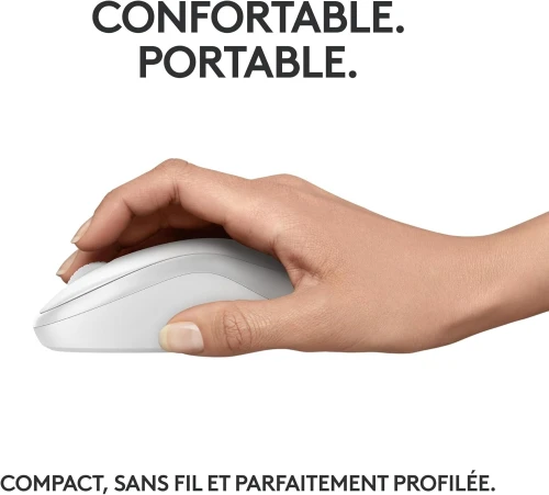 Logitech M240 Souris Bluetooth, sans Fil, Compacte, Portable, Suivi Fluide, Batterie 18 Mois