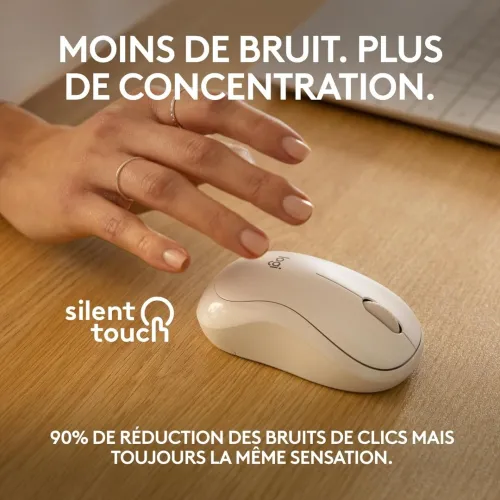 Logitech M240 Souris Bluetooth, sans Fil, Compacte, Portable, Suivi Fluide, Batterie 18 Mois