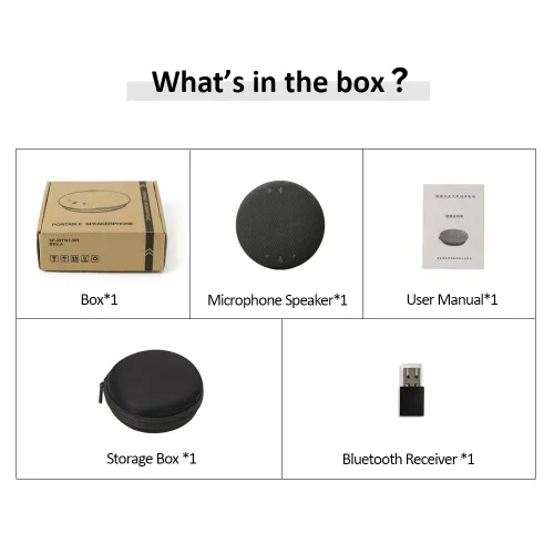 KATO USB & Bluetooth Conference Speakerphone KT-M4B