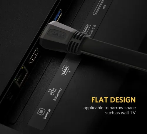 Câble Ugreen Flat HDMI 2.0 - 5 mètres (50821)