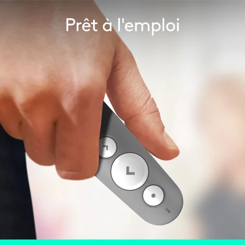 Logitech R500s Laser Presentation Remote (Gris Moyen) Télécommande de présentation