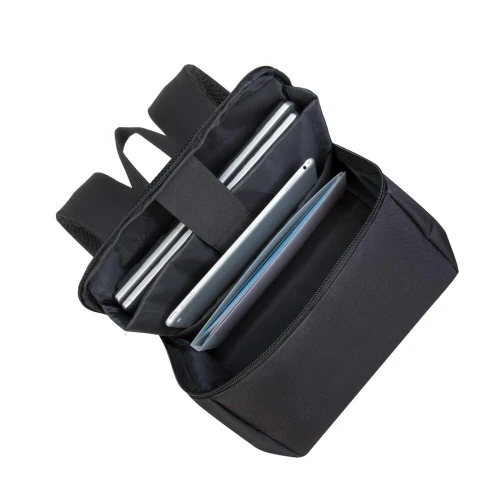 RIVACASE  8068 Black Laptop Backpack 15.6  + 750ml Sports Bottle
