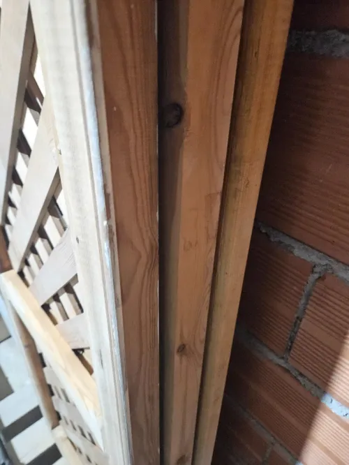 Séparation en bois