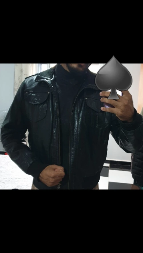 Veste aviatrix 100% cuire