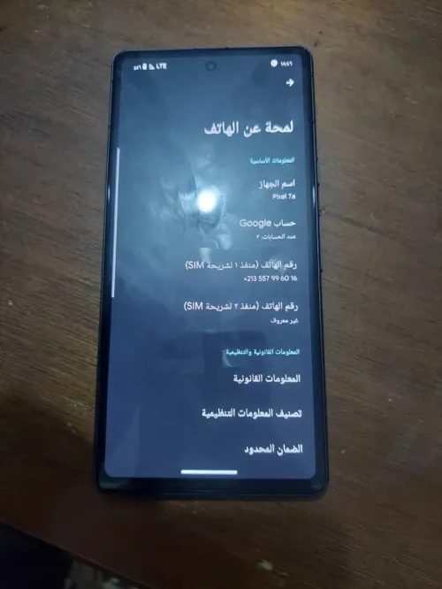 Google pixel 7A 7A