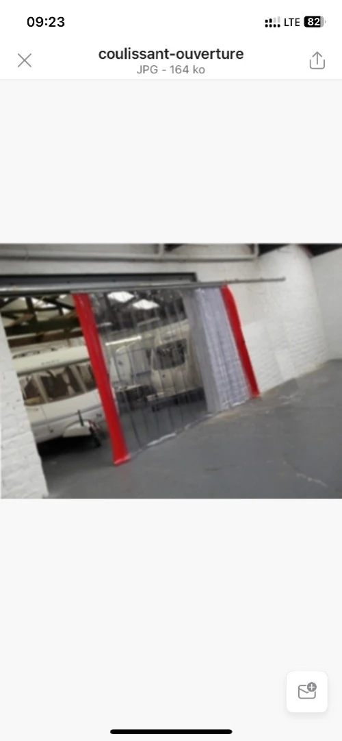 RIDEAU LANIERE PVC SOUPLE  