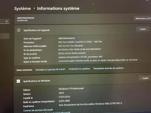 Lenovo ThinkPad T14 Gen 4 avec 1345U, Xe Graphics G7