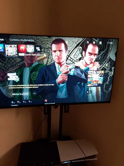 Play 5  avec manette et chargeur et support manette