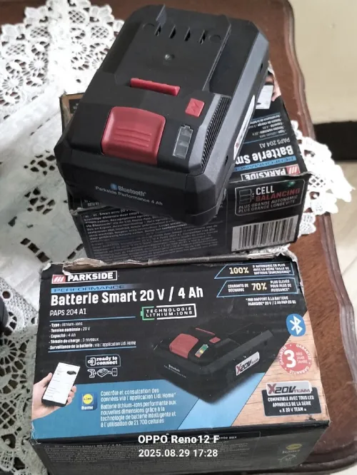 Batterie parkside 20v 4ah bluetooth 
