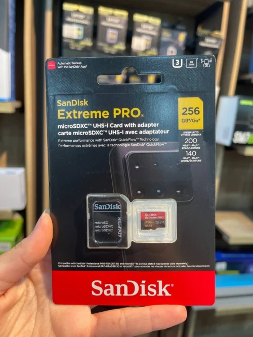 Carte mémoire micro sd extreme pro 256GB 200MB/S