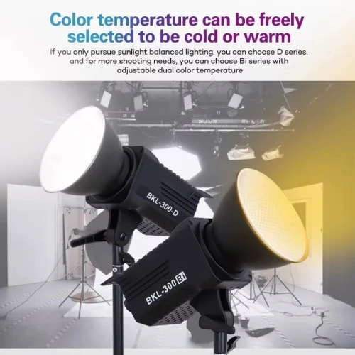 Kit Eclairage Studio BKL-400 Bi ( 120W / Bi-Color ) ( PARABOLIC 60cm )