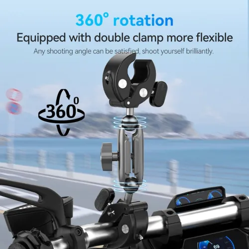 Clamp Double TELESIN DOUBLE-HEADED CRAB CLAMP (GP-HBM-001-D)